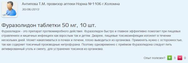 Фуразолин: инструкция по применению, отзывы, аналоги и их цена Фуразолин: инструкция по применению, отзывы, аналоги и их цена
