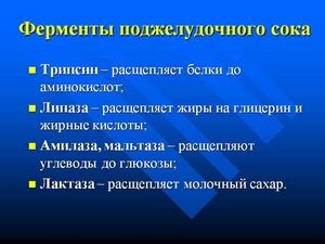 Каковы функции у ферментов поджелудочной железы? Каковы функции у ферментов поджелудочной железы?