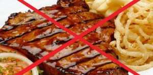 Нельзя есть жареное при полипах